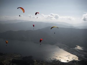 Paragliding at Pokhara