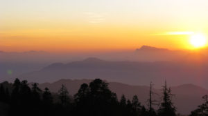Sunrise seen from Poonhill