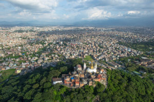 Kathmandu aerial view